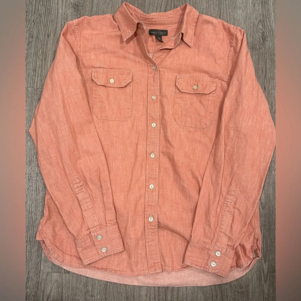 Ralph Lauren women’s Casual Shirt - Coral - Picture 2 of 8